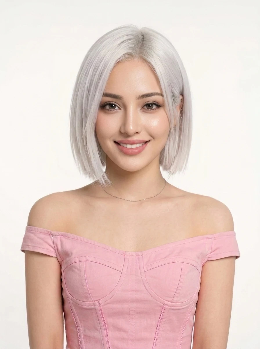 Silver Hair Portrait